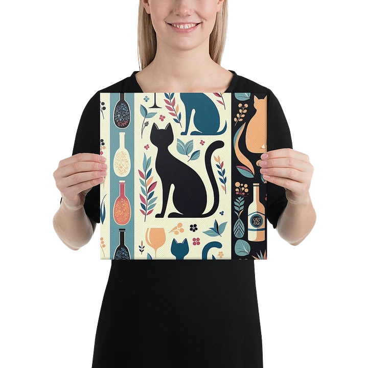 Canvas (in): Cats and Wine product image (2)