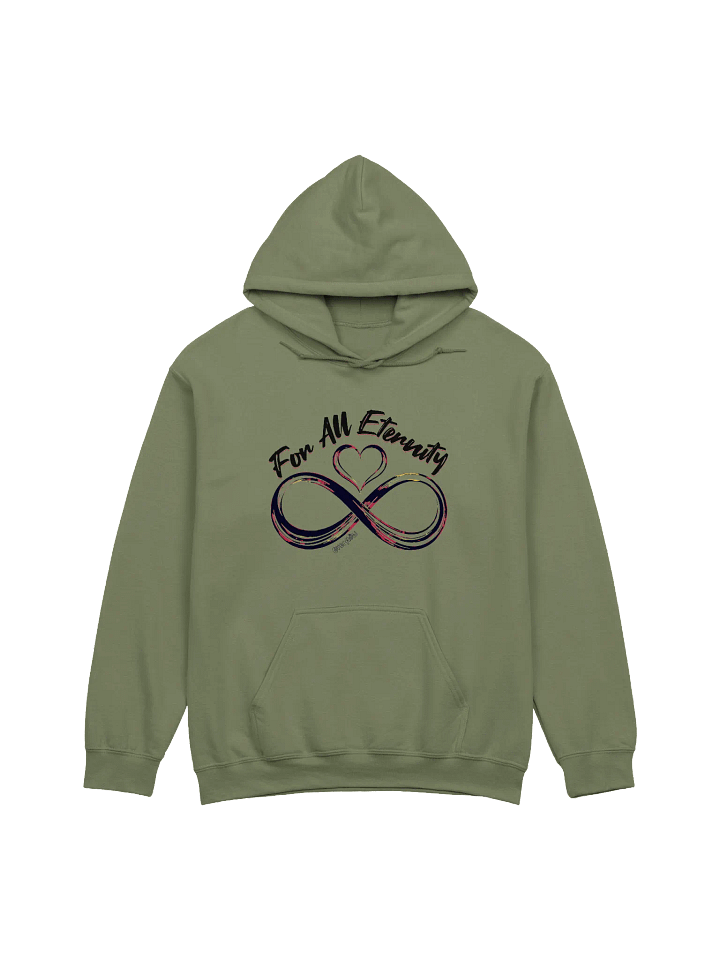 Eternal Love Infinity Hoodie, Romantic Heart Shirt, Forever Love Sweatshirt, Couples Heartfelt Gift, Gift For Him, Gift For Her, Valentine's Day Hoodie, Unique Design, Love Inspired Hoodie product image (2)