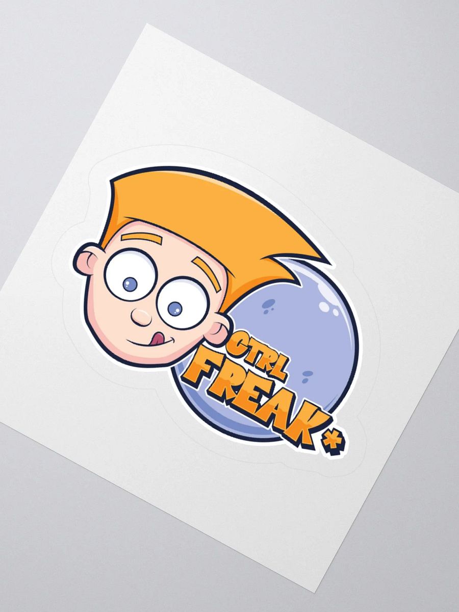 CTRL Freak Gamer Sticker – Funny Retro Video Game Decal product image (4)