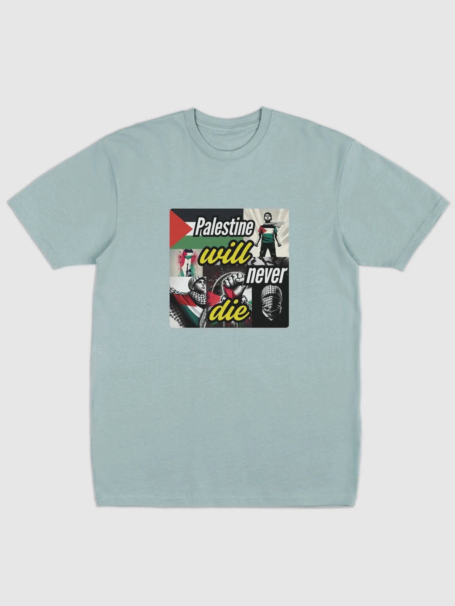 Resilience in Threads: Palestine Solidarity Tee | Palestine will never die product image (2)