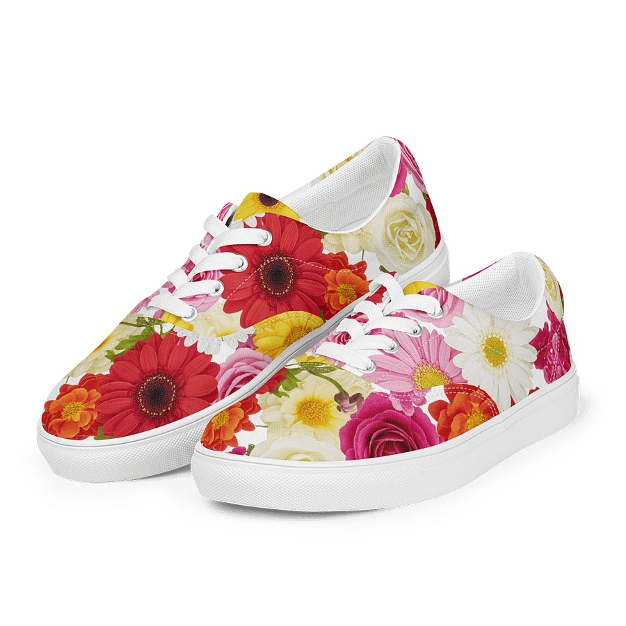 Floral Blossom Lace-Up Shoes product image (1)
