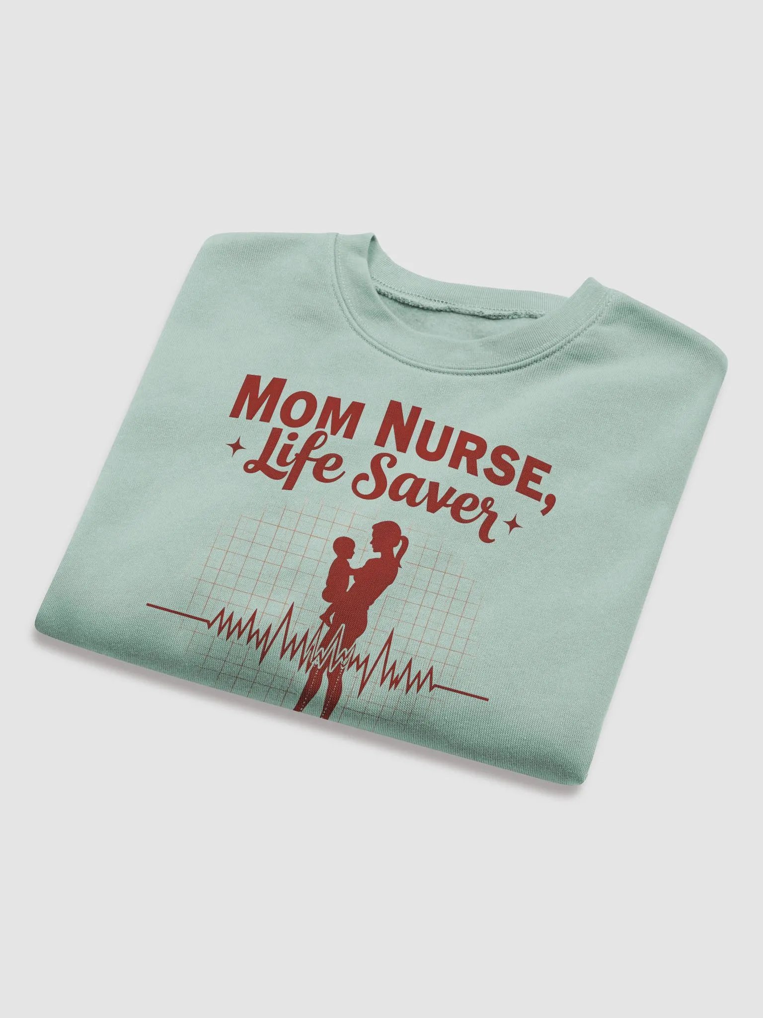 Life Saver Mom Nurse Crop Sweatshirt product image (20)