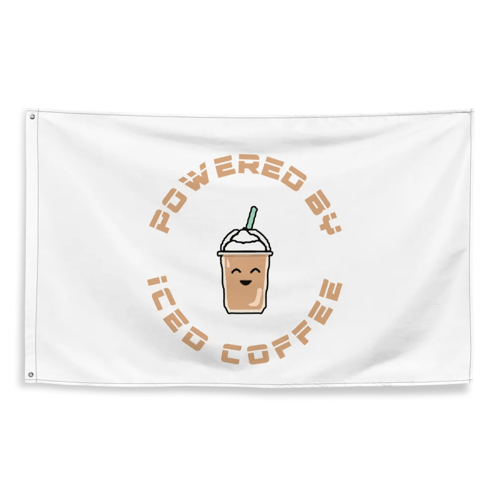 Powered By Iced Coffee Flag product image (2)