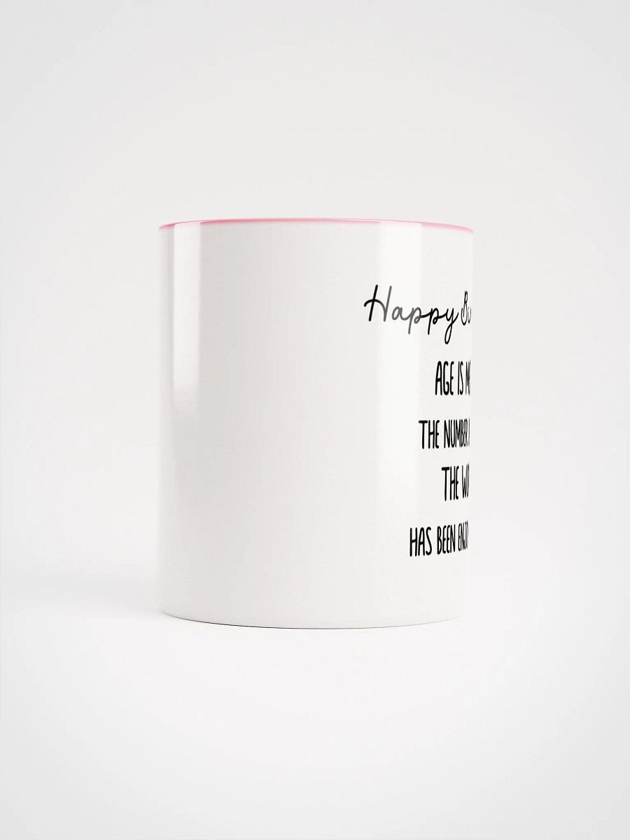 Two Tone Birth Flower Mug AUGUST – Personalized Gift product image (6)