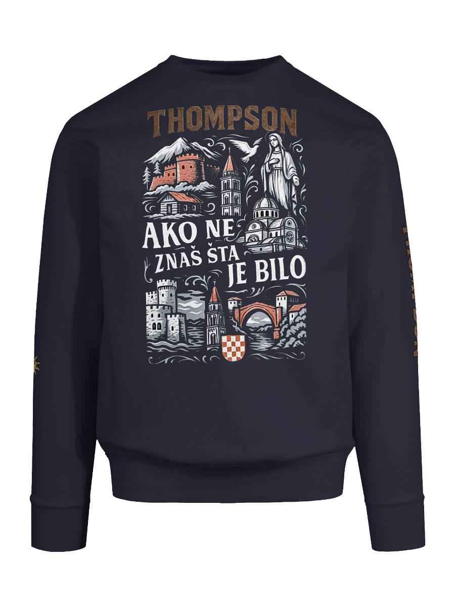 PNB Crowned Premium Sweatshirt Ako ne znaš šta je bilo product image (9)
