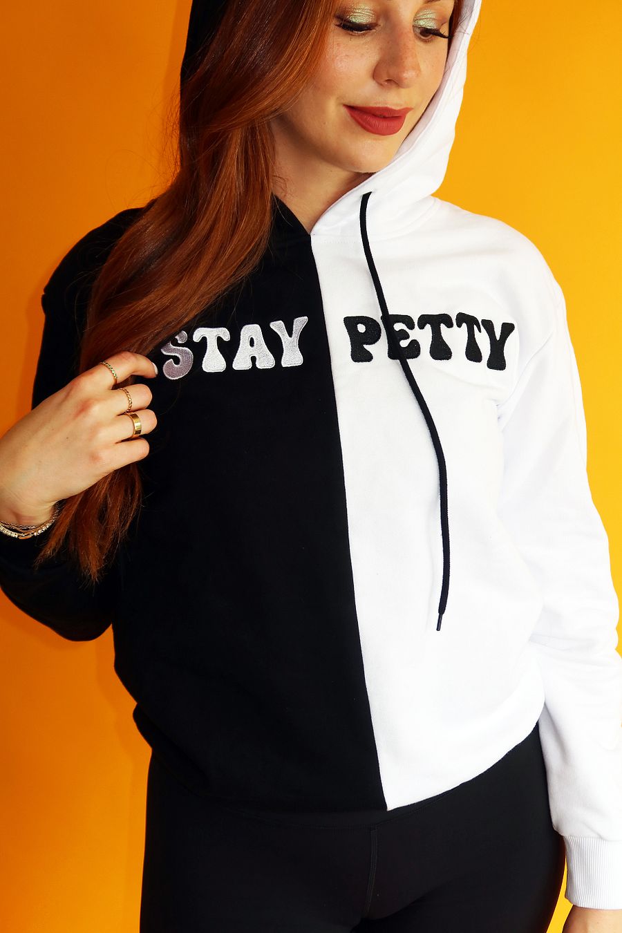 Stay Petty Color Block Hoodie product image (3)