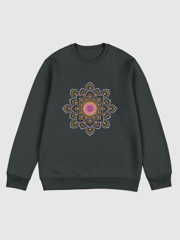 Simple Colorful Dot Mandala Unisex Eco Sweatshirt product image (1)