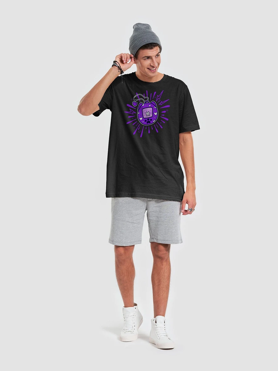 Lovely Digital Meow // T-Shirt - Purple - Dark Mode product image (6)