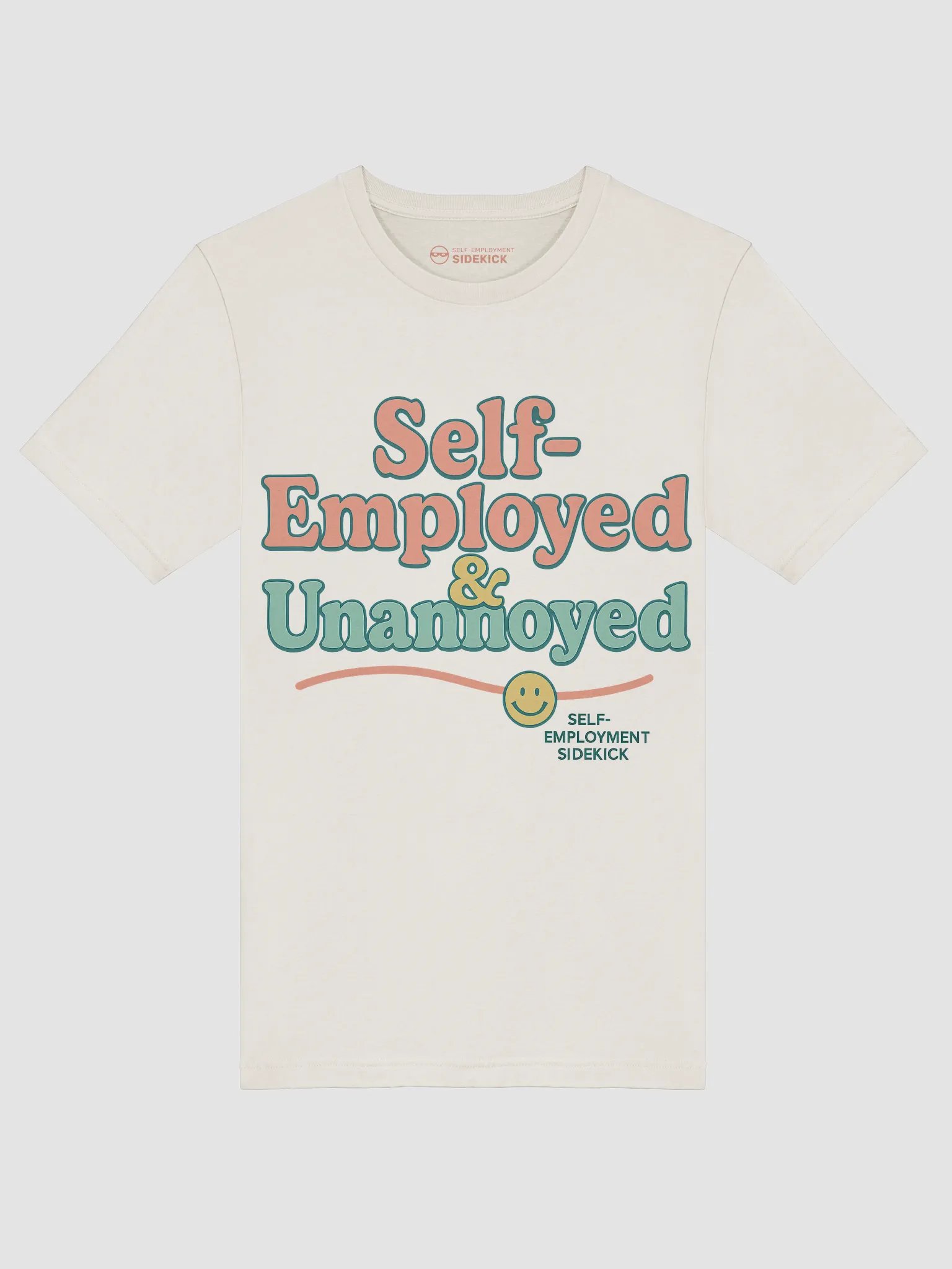Self-Employed & Unannoyed T-Shirt (Peaches & Mint) product image (5)