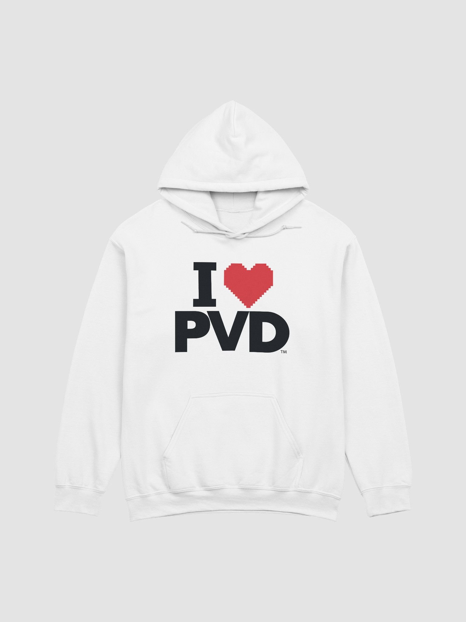 IHEARTPVD.COM | 8-BIT | WHITE HOODIE product image (2)