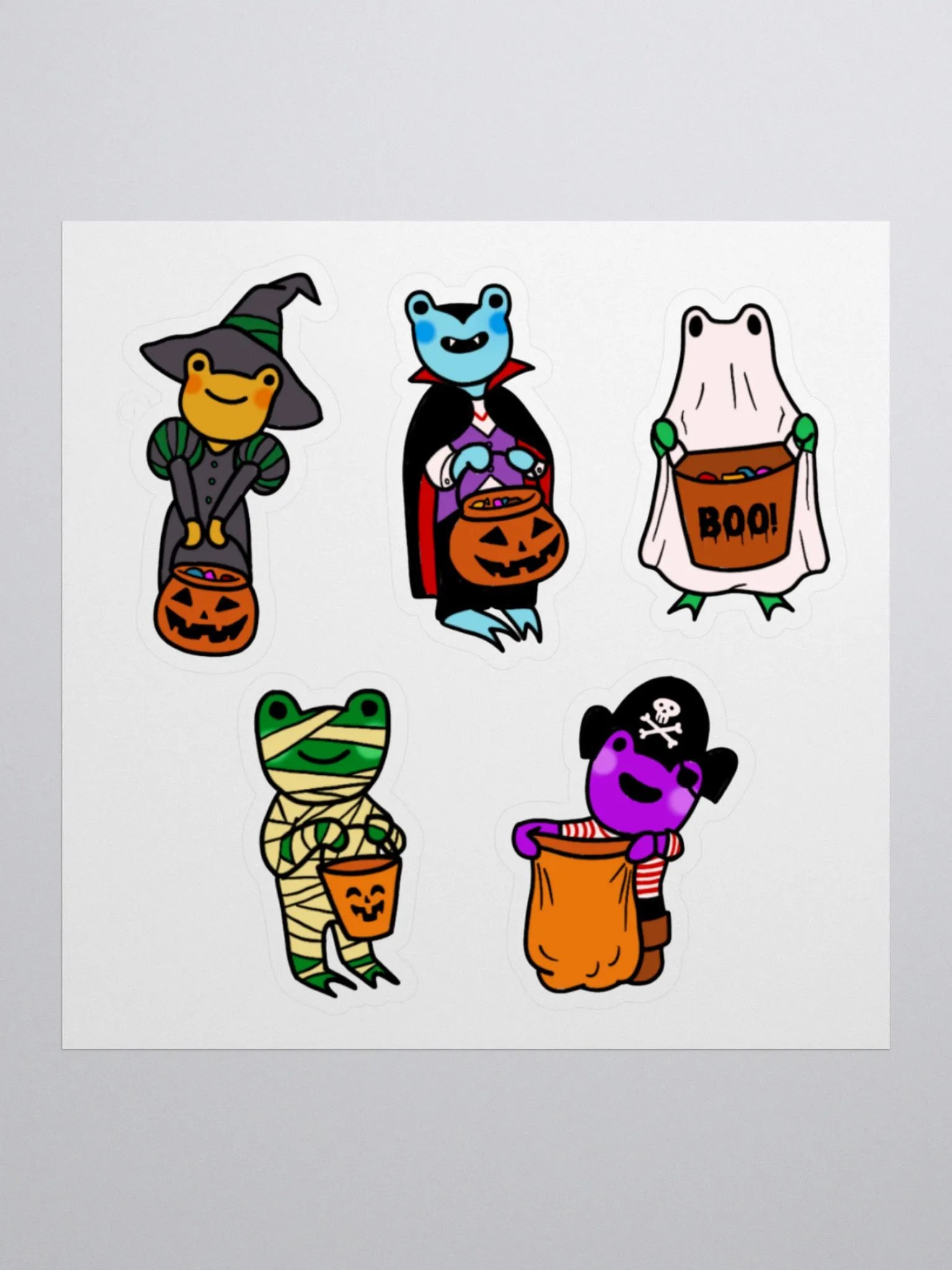 Frogoween Sticker Sheet product image (1)
