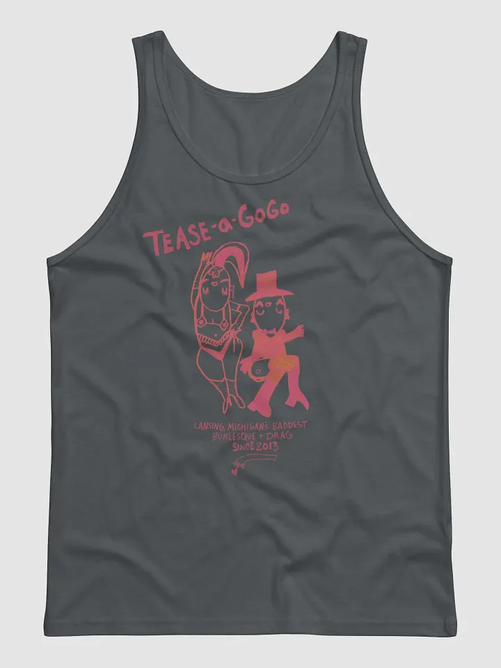 Tease A GoGo Pink Logo and Illustration Tank product image (3)