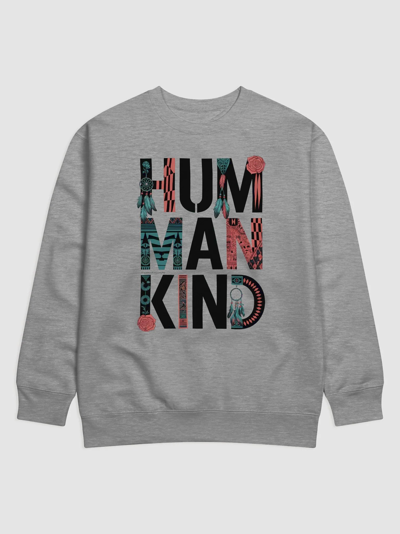 'HUM-MAN-KIND' Intricate Sweatshirt product image (2)