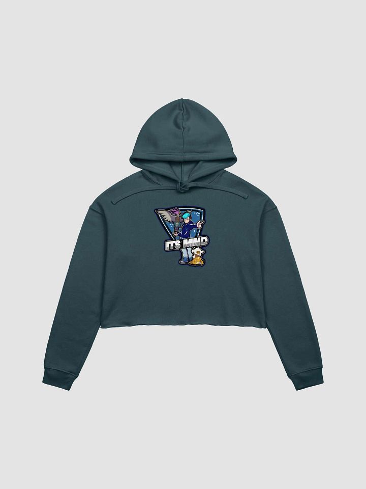 Its_MnD Printed Logo Cropped Hoodie product image (1)