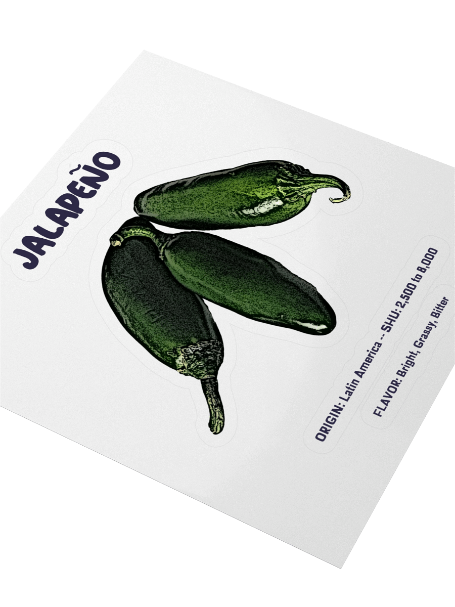 Spicy Jalapeño Kiss Cut Sticker product image (3)