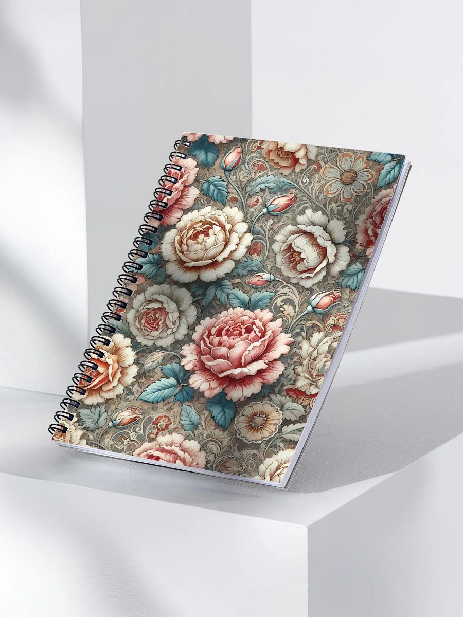 Royal Floral Spiral Notebook product image (3)