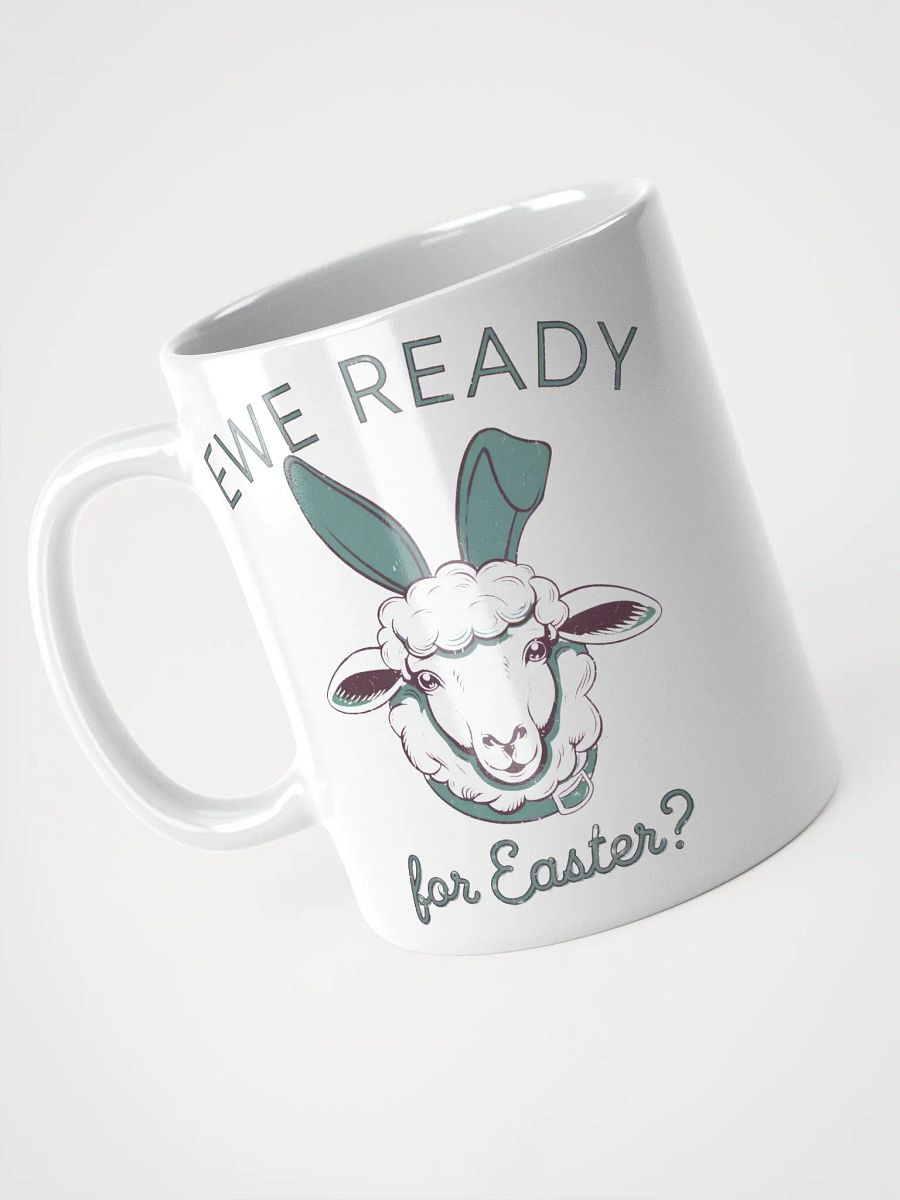 Easter Ewe Ready White Glossy Mug product image (7)