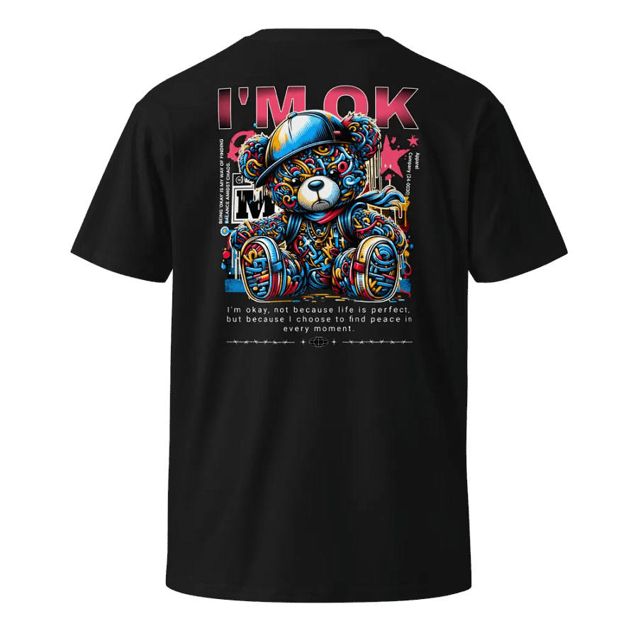 Swirling Teddy Bear Graphic Tee product image (6)