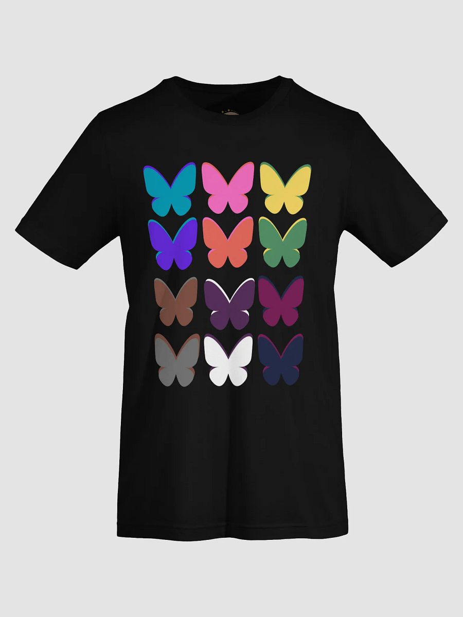 Minimalist Butterfly Grid Tee - Modern Aesthetic Comfort Shirt product image (7)