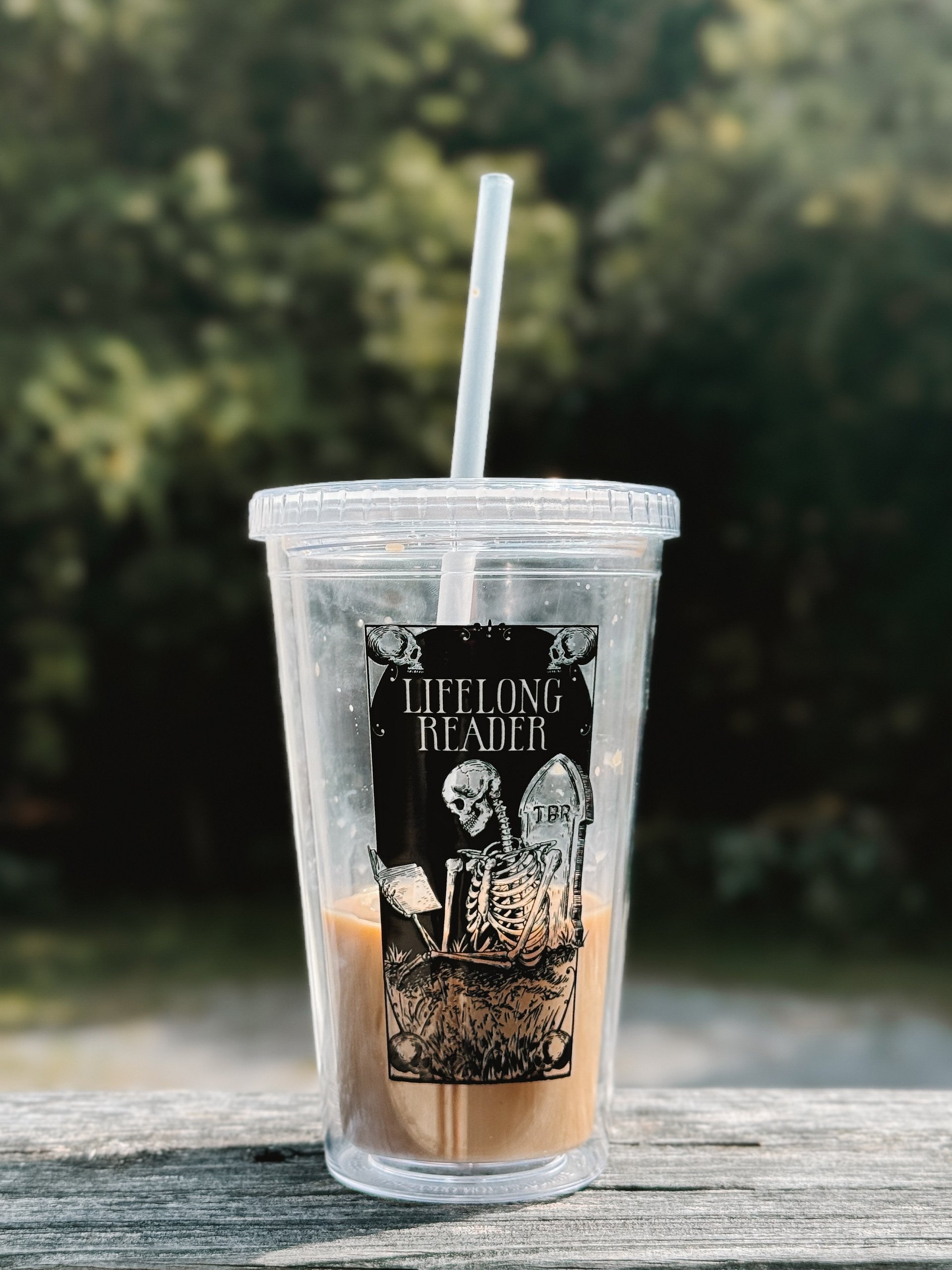 'Lifelong Reader' Travel Cup product image (4)