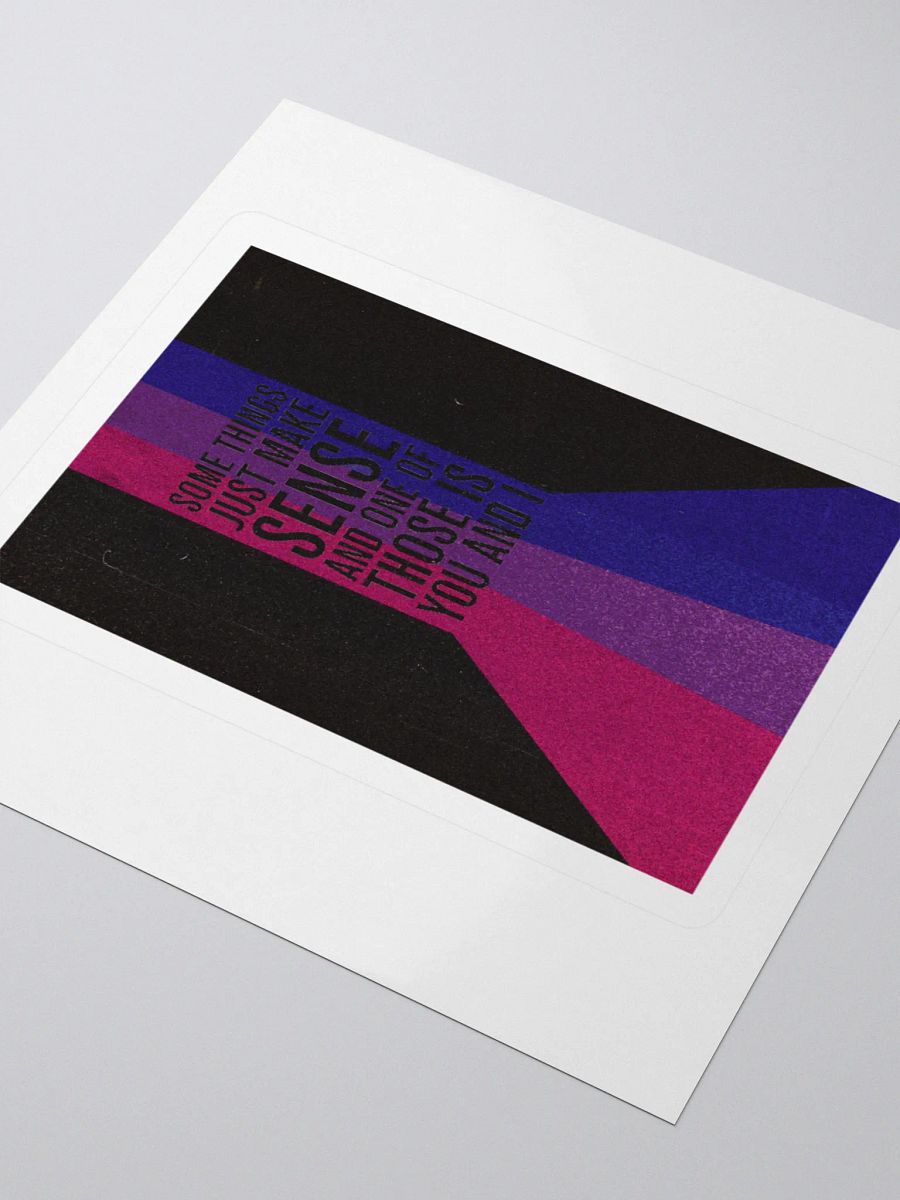 you and i - bisexual pride flag - die cut sticker product image (8)