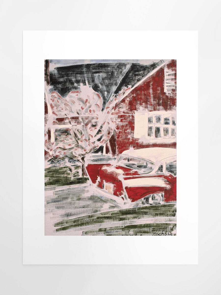 In the Window Behind the Woman 1985 print product image (2)