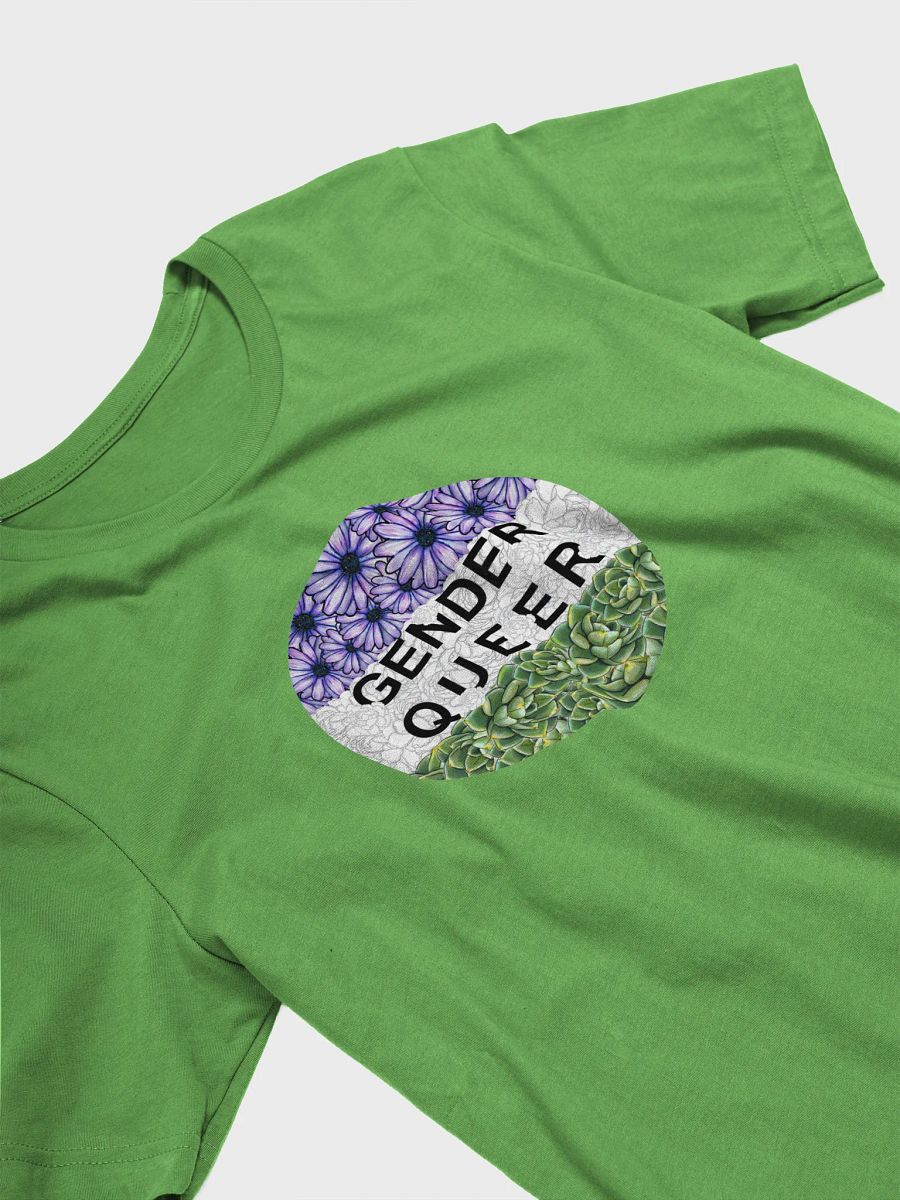 floral genderqueer t-shirt product image (3)
