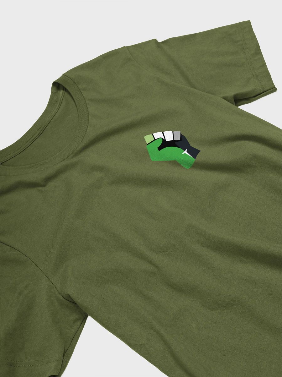 raised aromantic fist t-shirt product image (3)