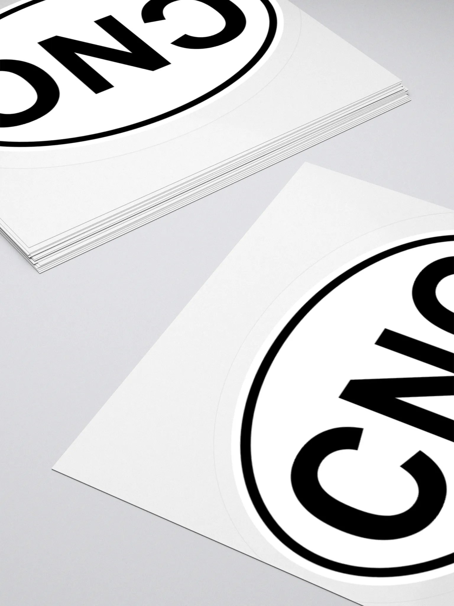 CNC Oval Sticker product image (4)