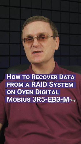 Oyen Digital Mobius 5 RAID Data Loss? Here’s How to Recover Data from RAID System
#RAID #Mobius #JMicron #RAIDRecovery #DataR...