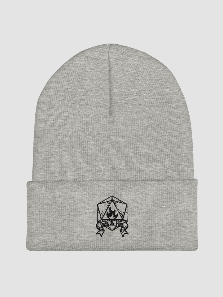 Dice and Fire Beanie (Light Colours) product image (2)