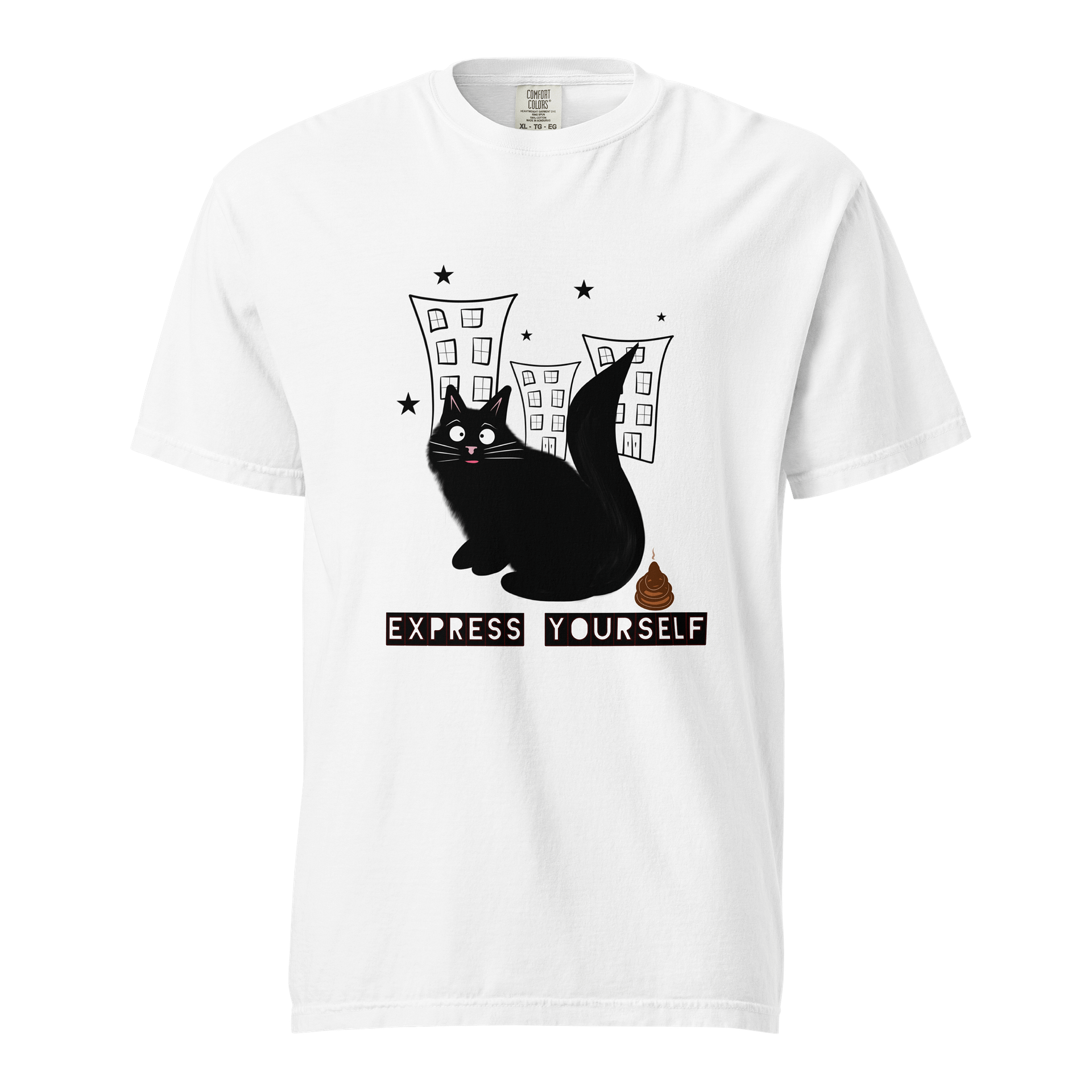 Surprised Cat Face Express Yourself T-Shirt product image (53)