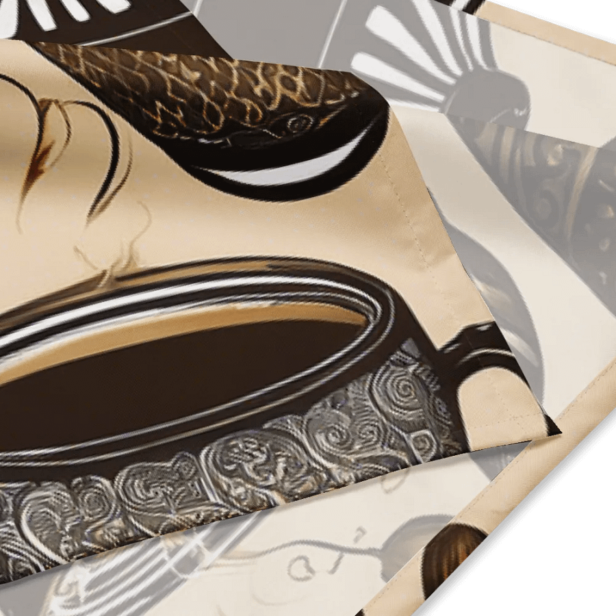 Earthy Elegance Coffee Cup Bandana product image (4)