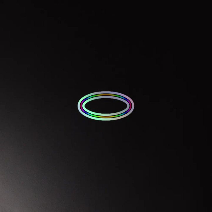 Rainbow Ring Sticker (Holographic) product image (4)
