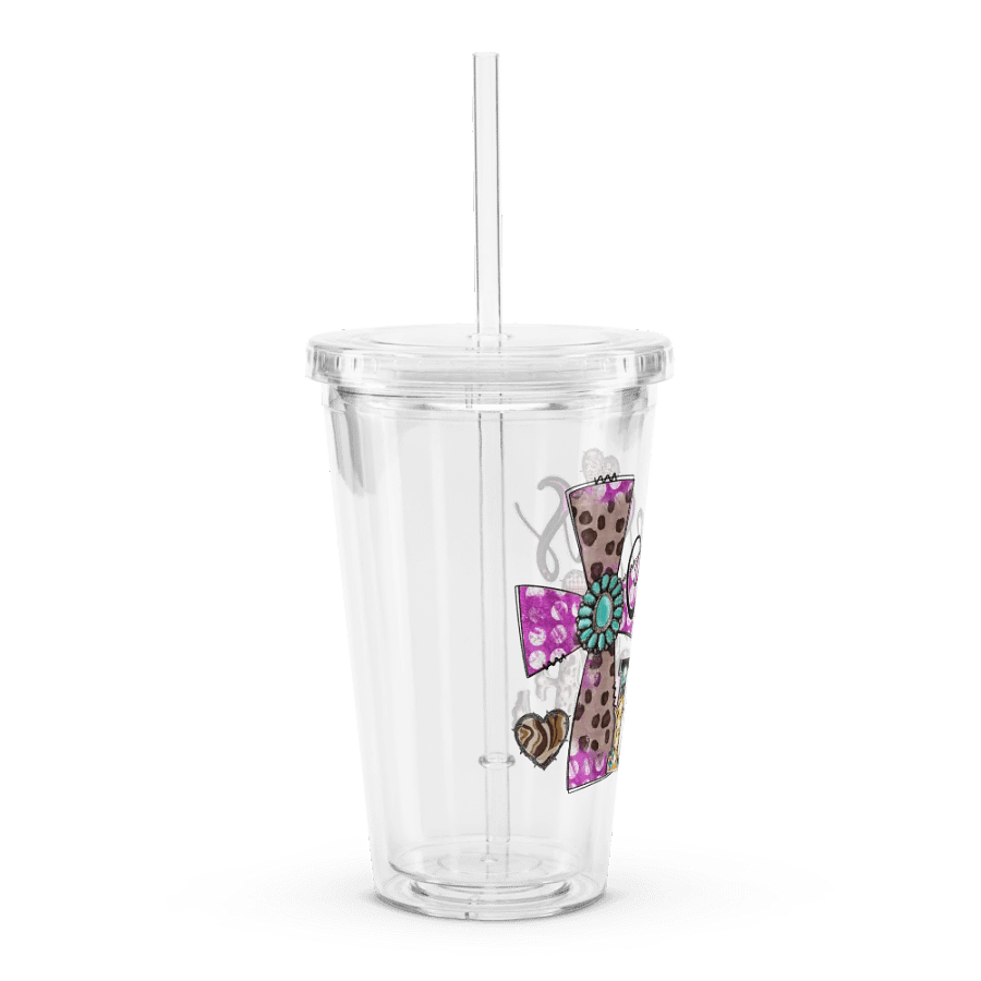 Jesus Is Love - Double Wall Clear Plastic Tumbler product image (3)
