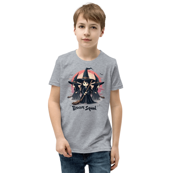 Broom Squad Youth Witch T-Shirt product image (1)