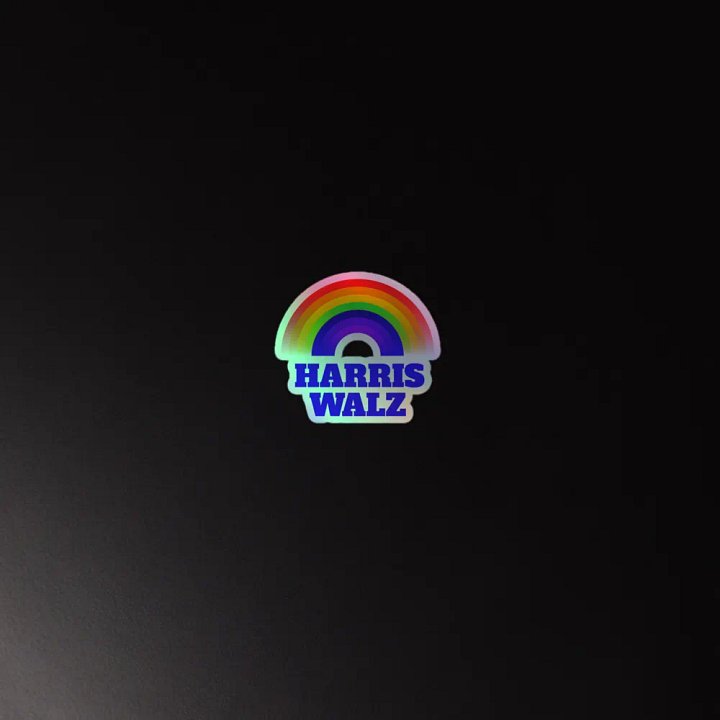 Rainbow Harris Walz Holographic Sticker product image (4)