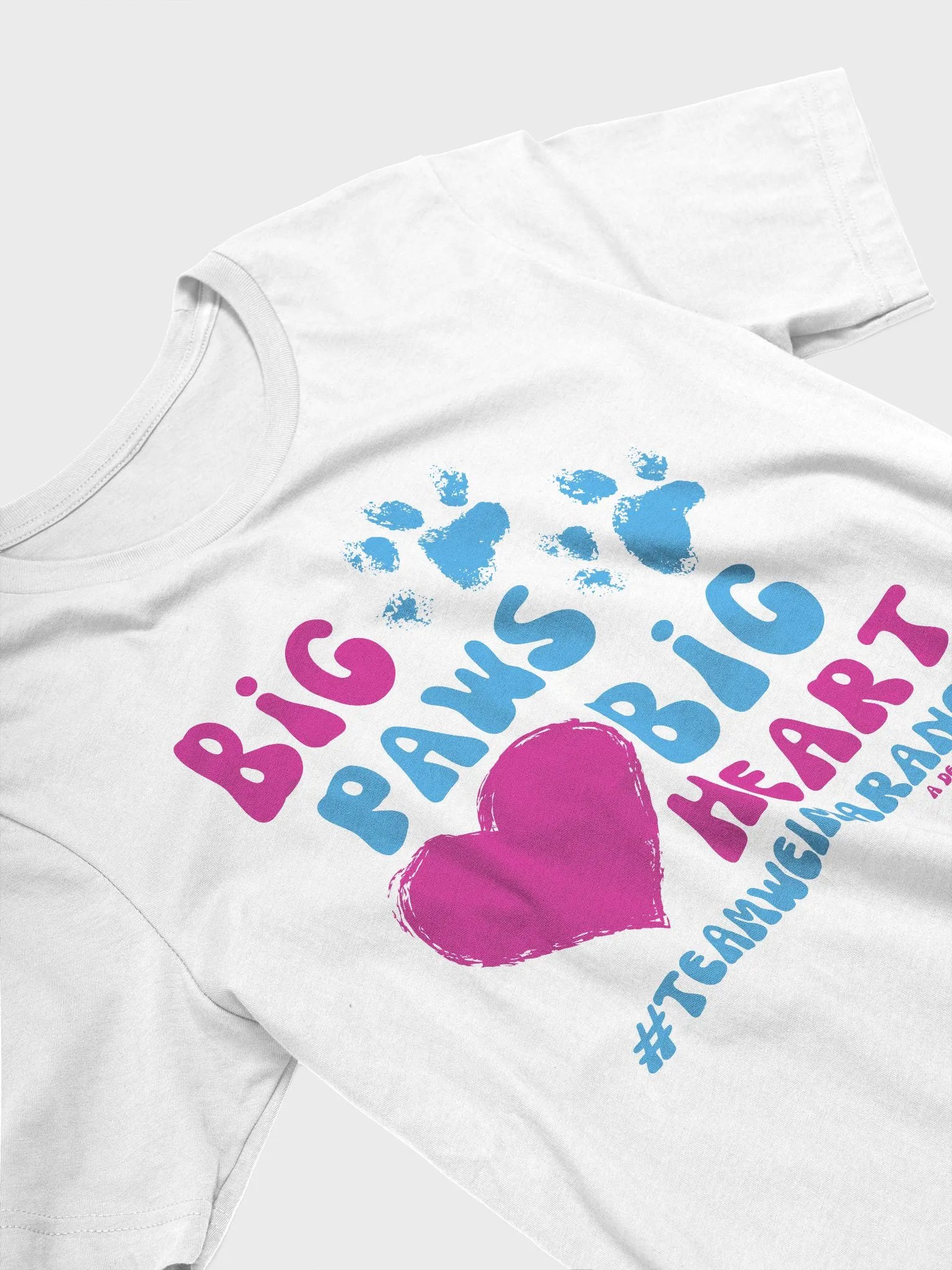Big Paws, Big Heart - Bella+Canvas Supersoft T-shirt product image (21)
