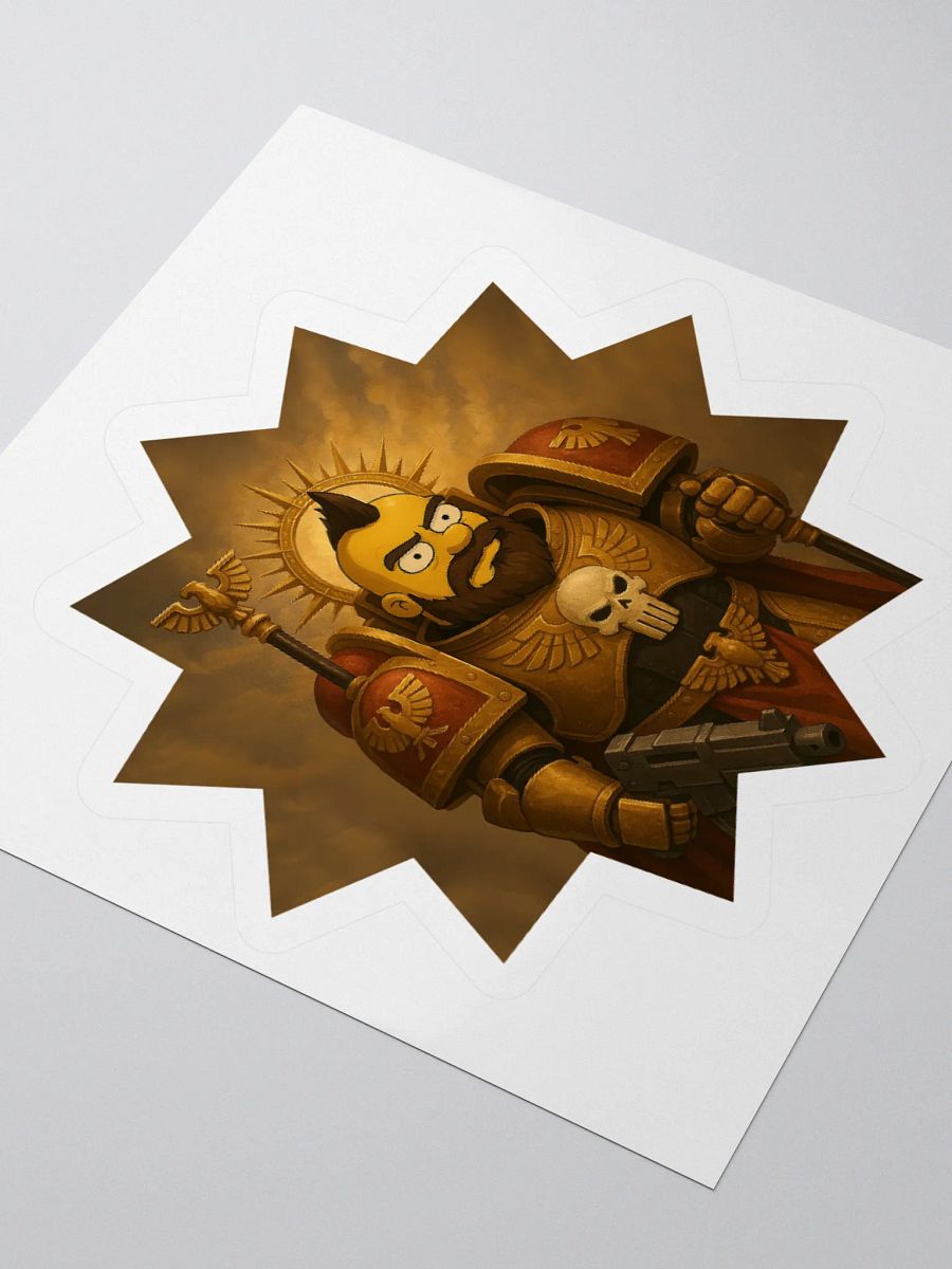 God Emperor JT Savage III Kiss Cut Stickers product image (9)
