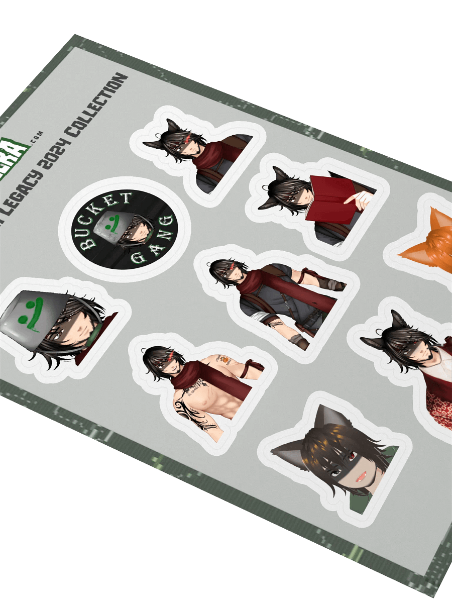 2024 VTuber Legacy Face Collection Sticker Pack product image (3)