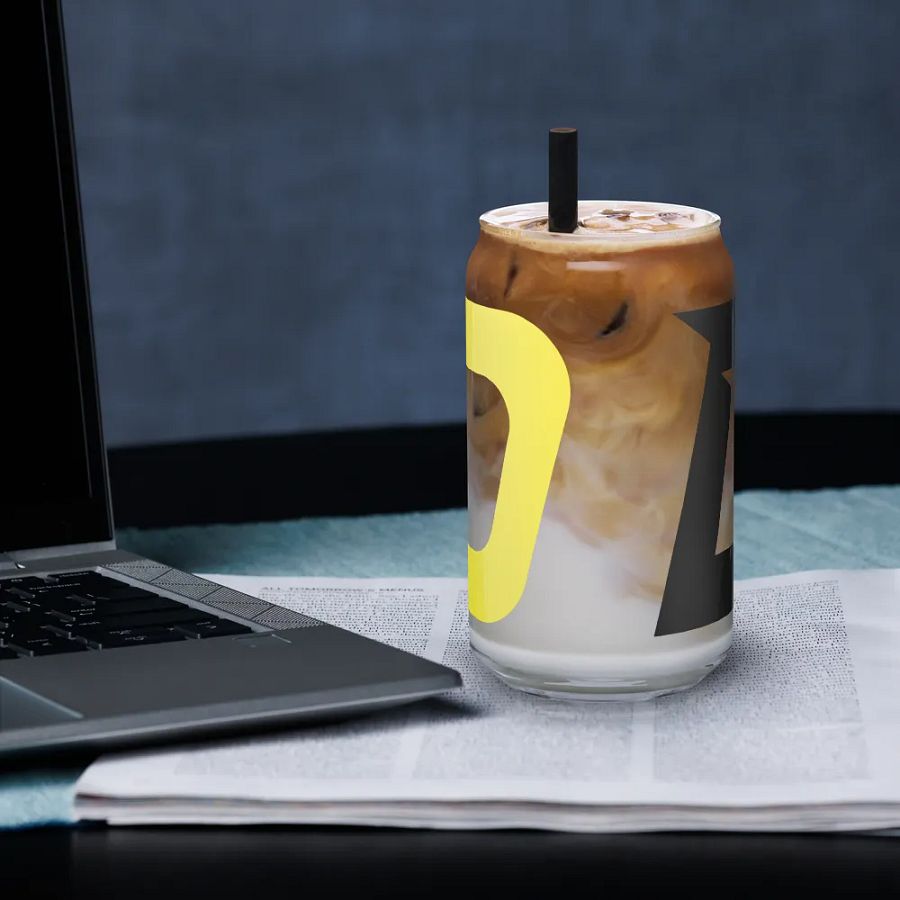 Double Logo Glass Cup product image (3)