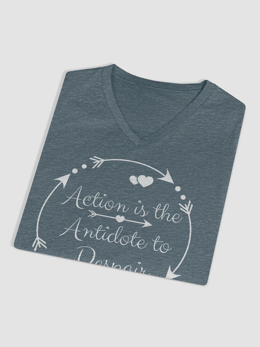 Action is the Antidote V Neck T-shirt product image (37)