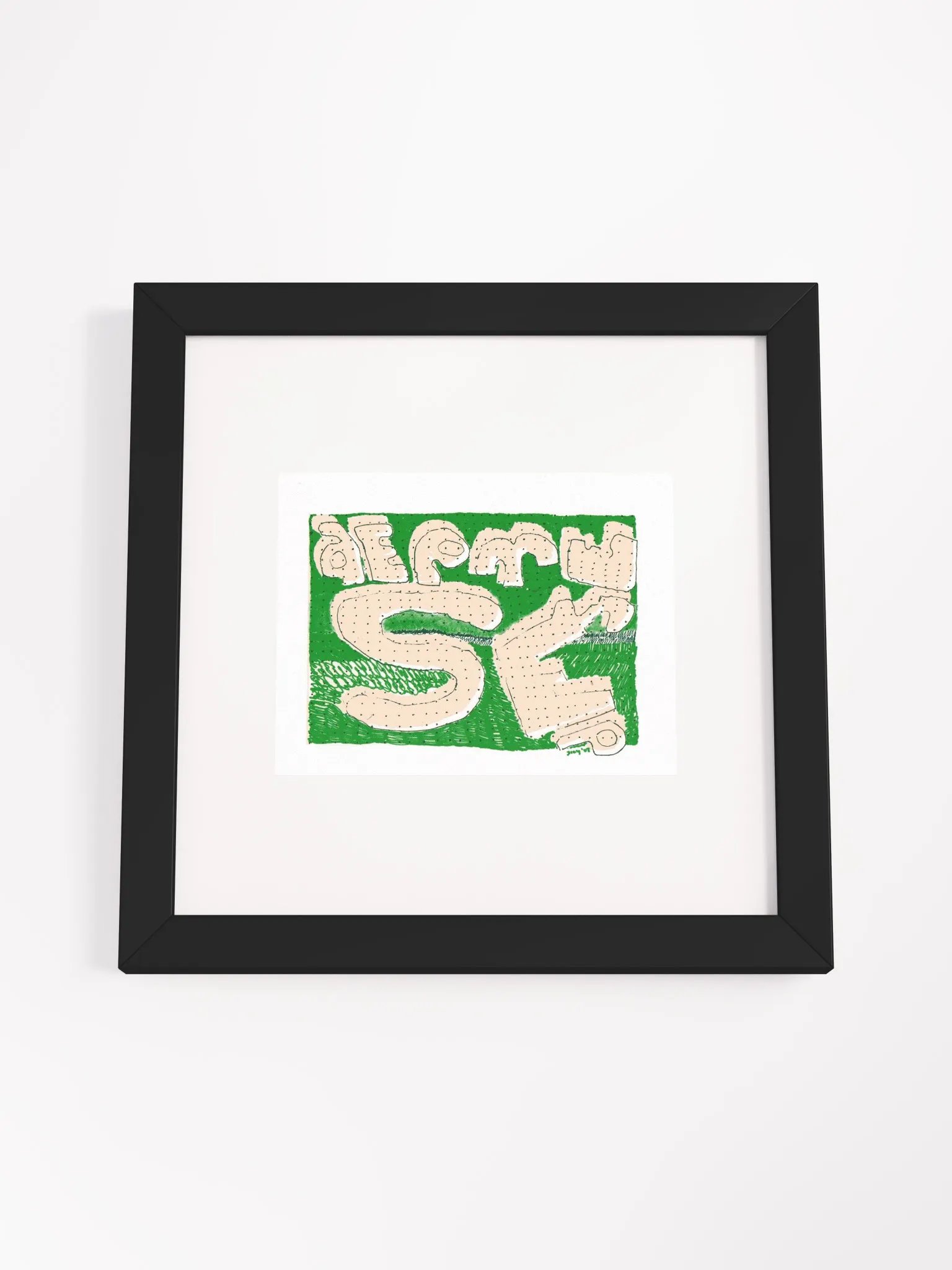 depressed Panel Card Print Framed product image (4)