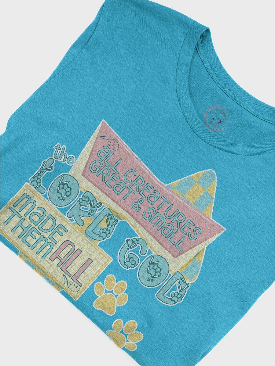 Retro Space Age All Creatures Great and Small Tee product image (14)