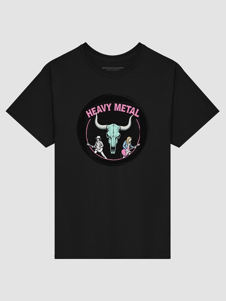 Riff Riders: Skull & Strings Syndicate - Heavy Metal - M-ART & DESIGN Tee product image (1)