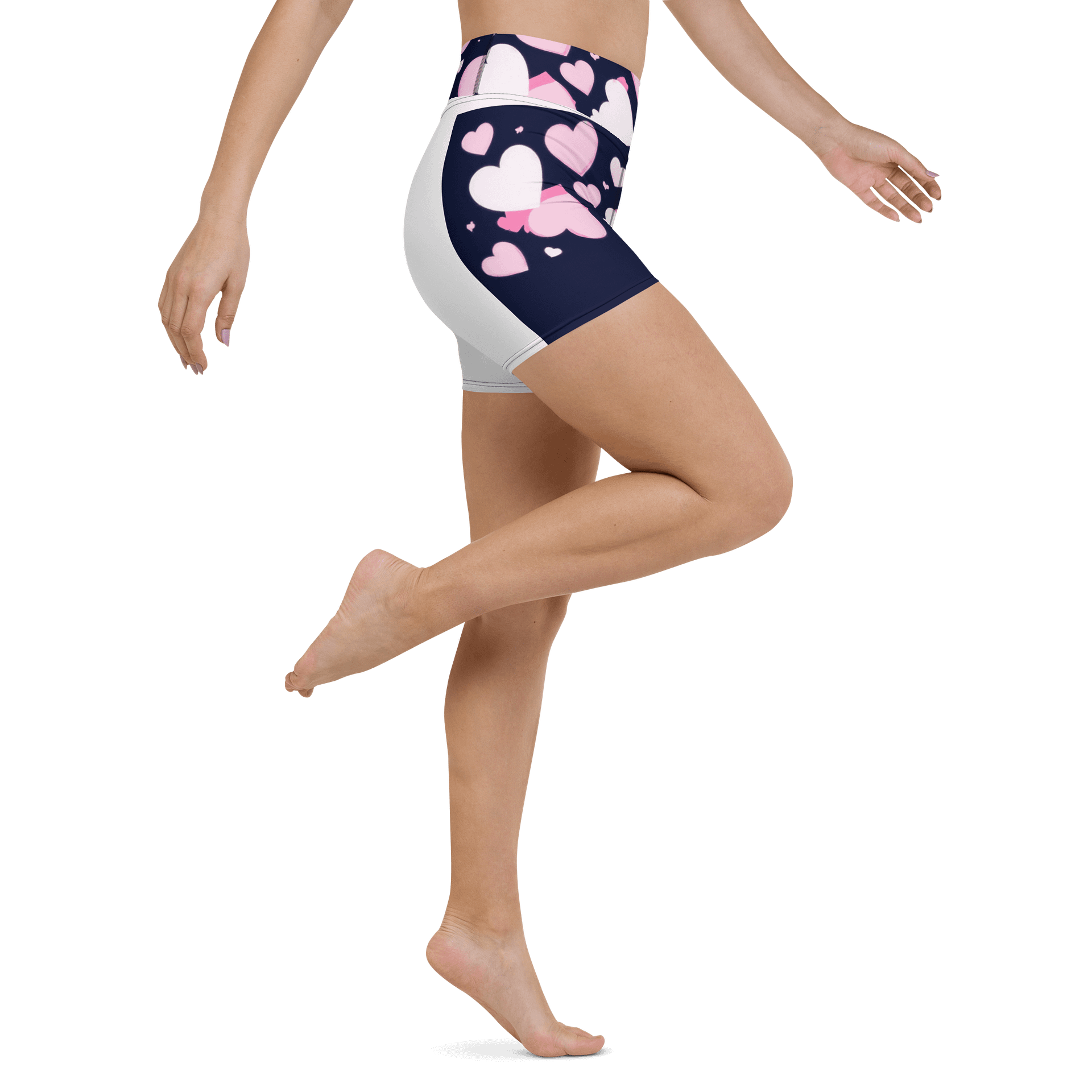 Heartfelt Harmony Yoga Shorts product image (6)