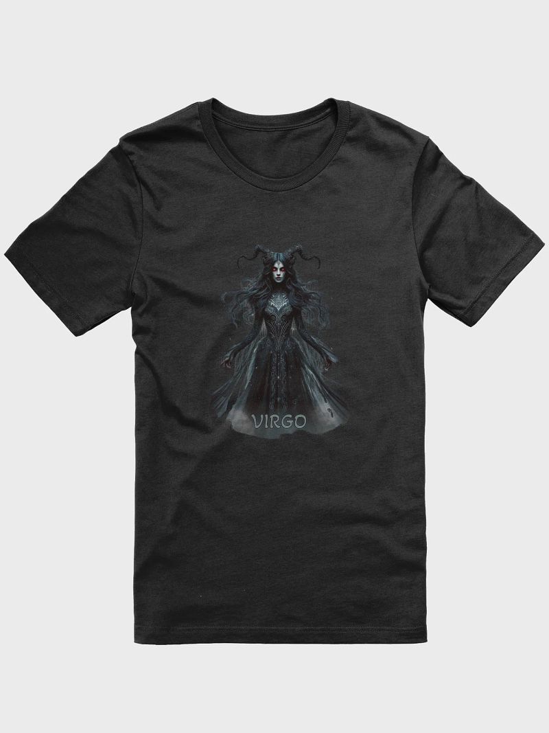 Demonic Zodiac T-Shirts| Virgo | Halloween Group Tshirt | Gothic Astrology Signs | Dark Horoscope Tees | Halloween Celestial Horror Clothing