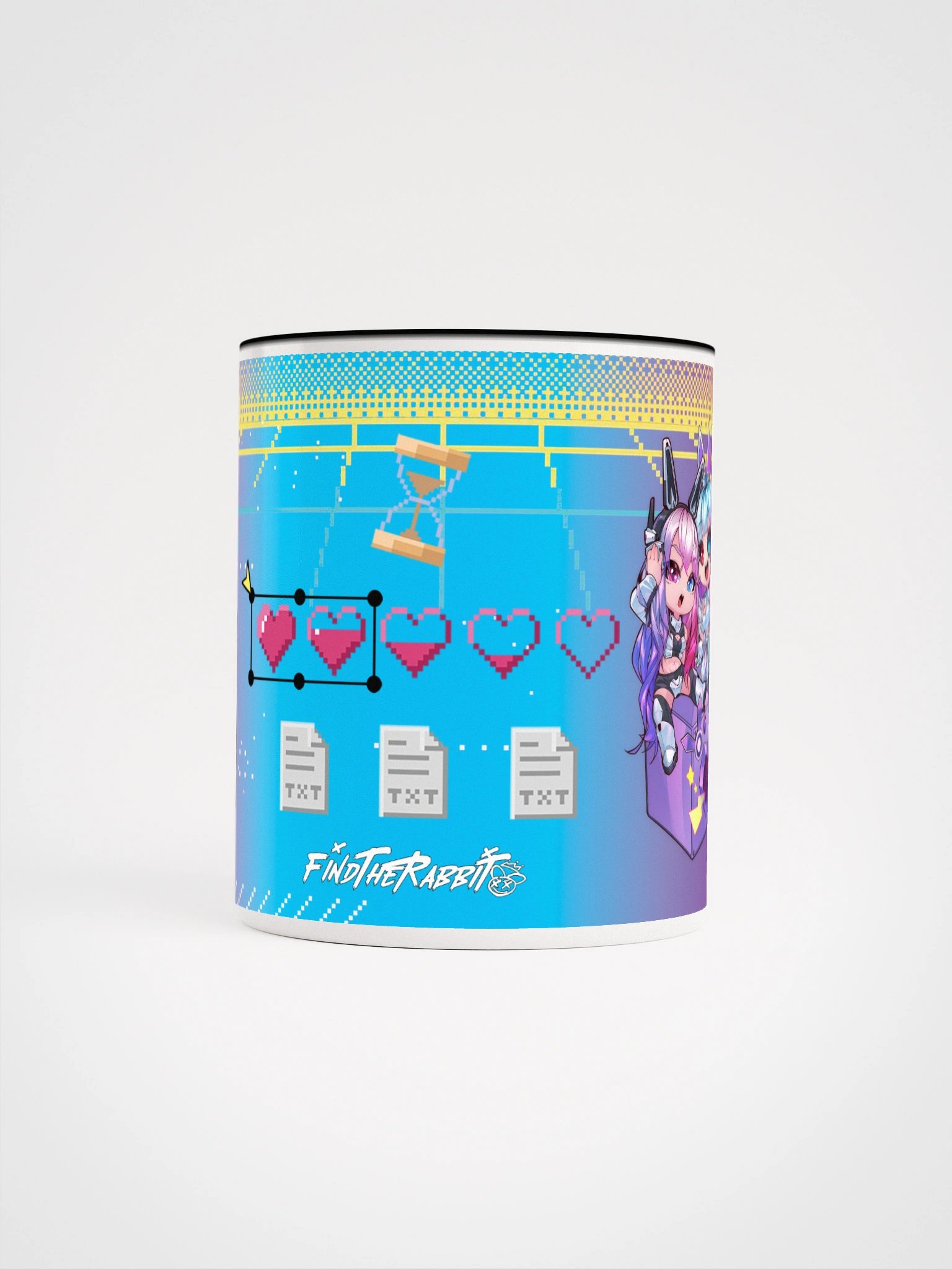 8BIT PIXEL LOVE - Inner Colored Ceramic Mug product image (21)