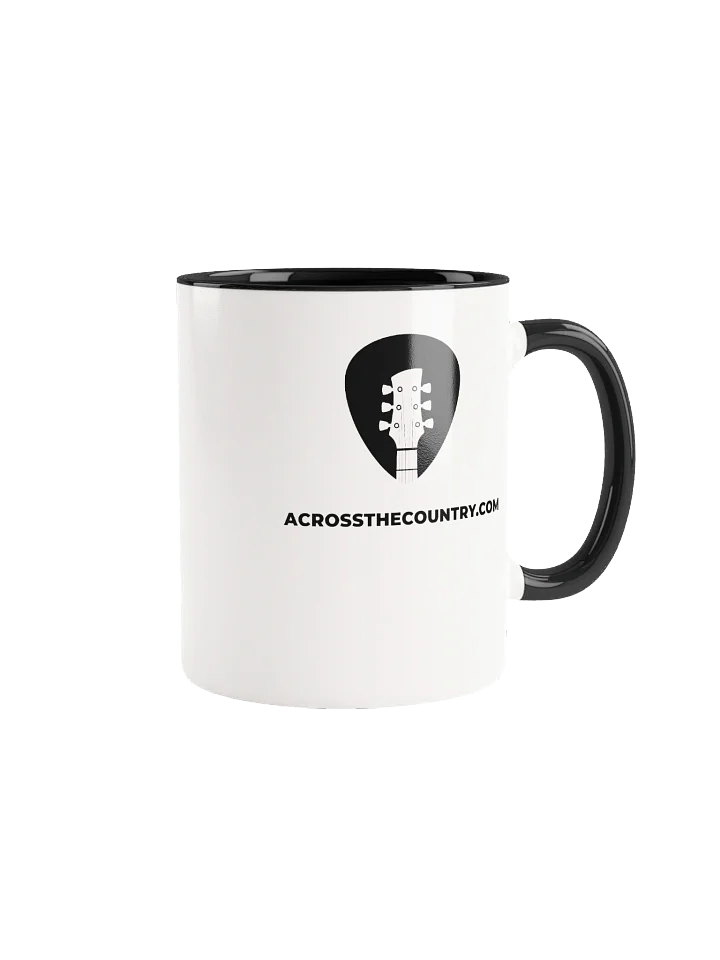 Across The Country with Amanda Logo Black Coffee Mug product image (2)