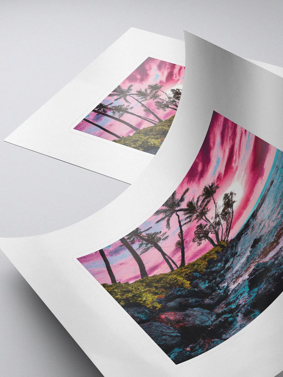 Galactic Wild Colorful Beach Sigma Sticker product image (4)